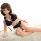 Kundengebundene kurze Sex-Mini Doll Male Adult TPE-Produkte der Größen-85cm
